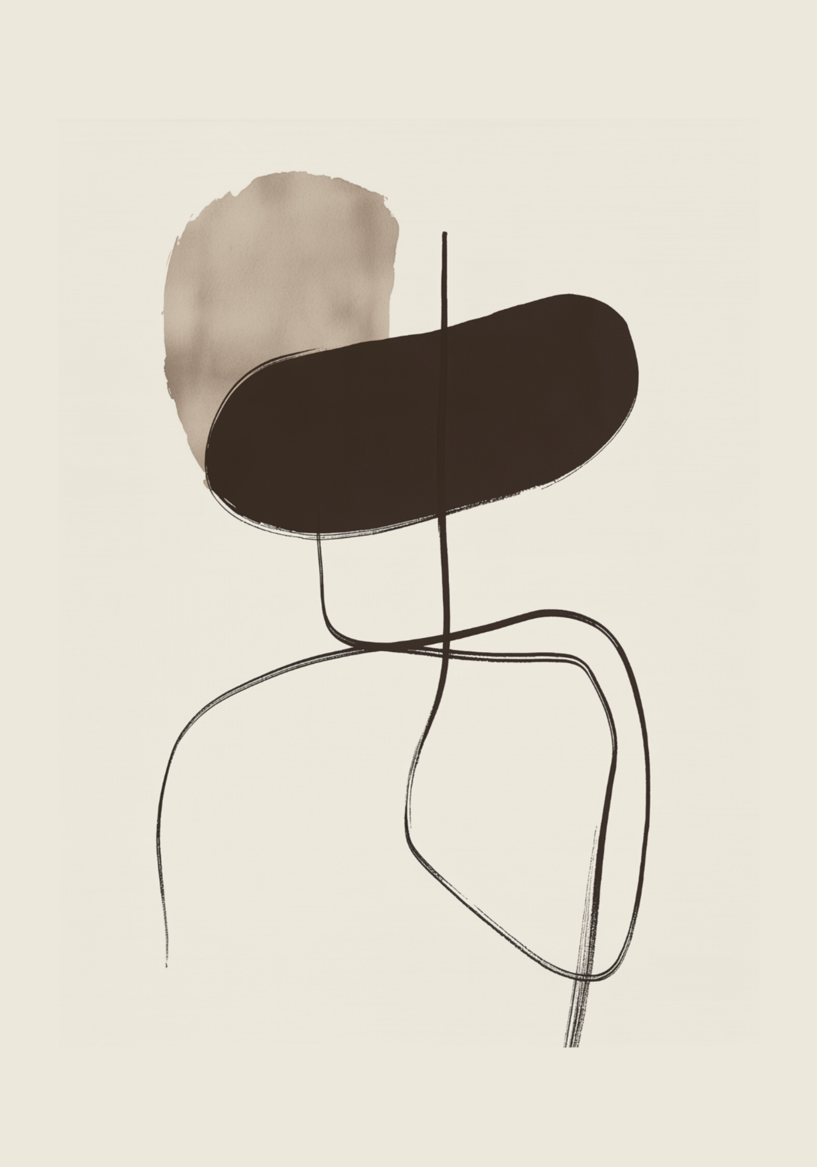 Geometric Silhouette Poster