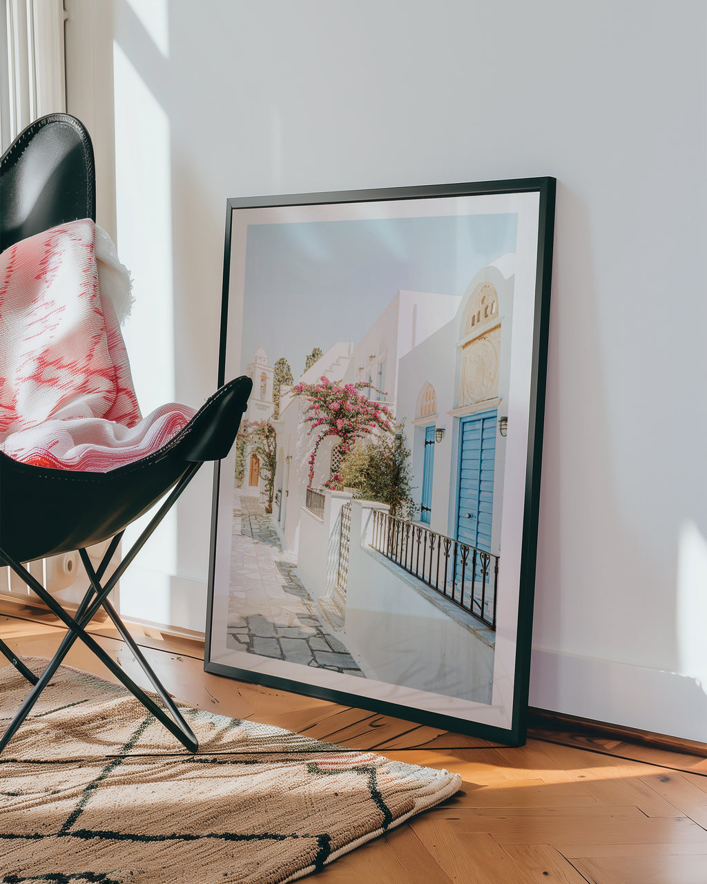 Mediterranean Bloom Alley Poster