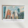 Houston Skyline Poster