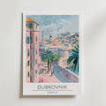 Dubrovnik Coastal View Poster