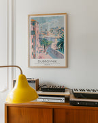 Dubrovnik Coastal View Poster