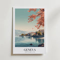 Spring Light Over Geneva Poster