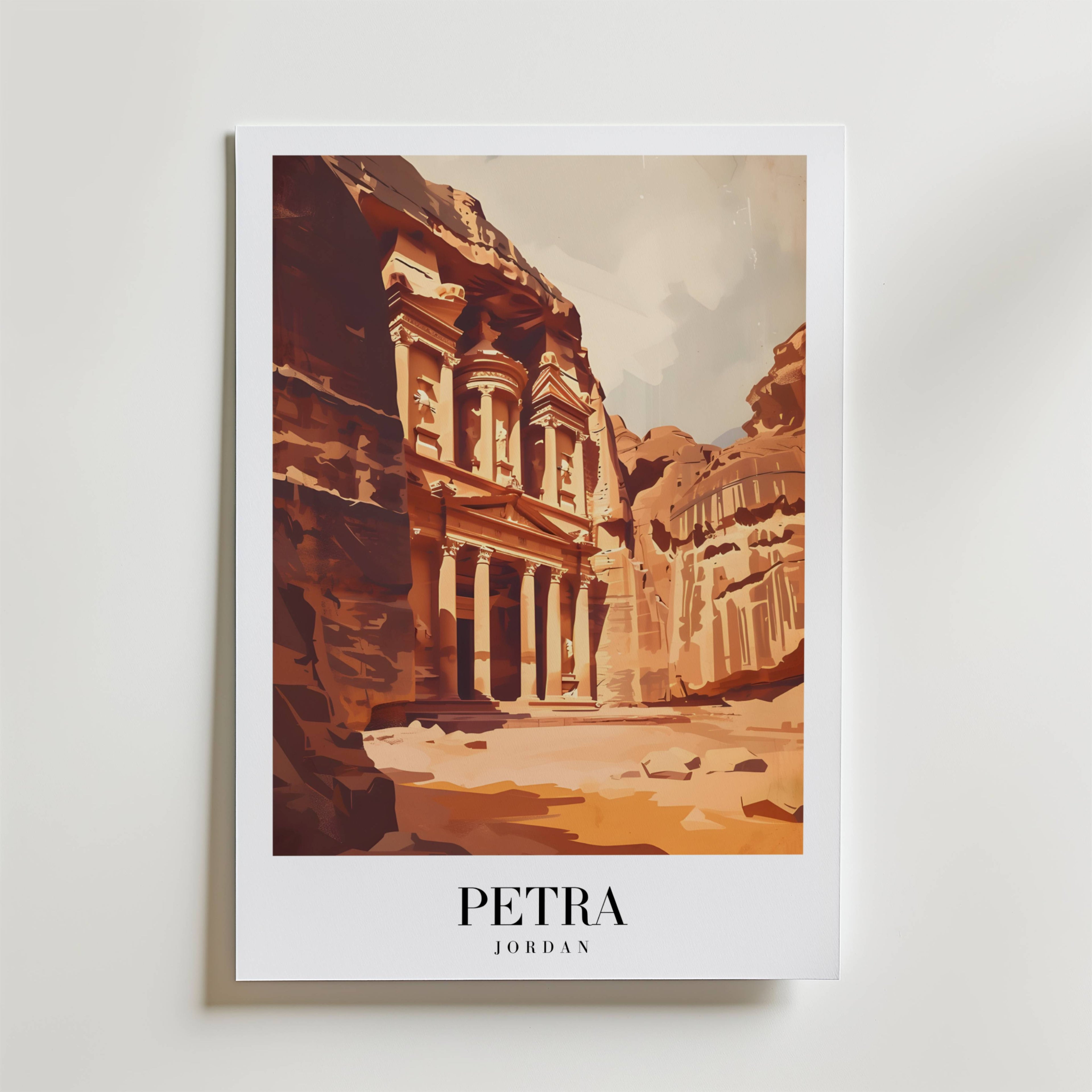 The Petra In Jordan Poster