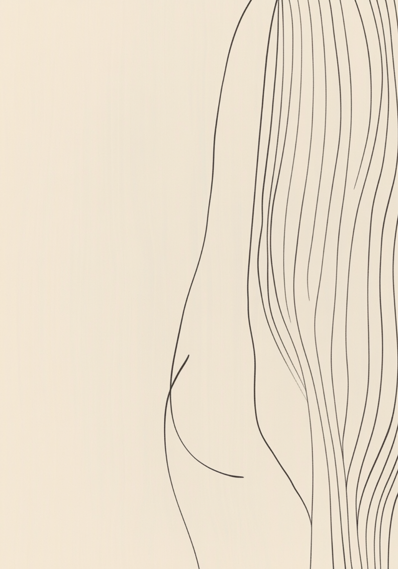 Minimal Nude Silhouette Poster