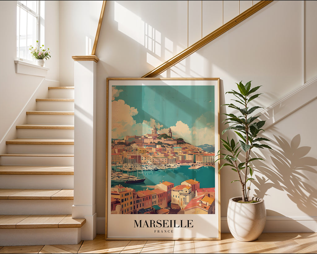 Colors Of Marseille Poster