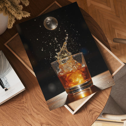 Whiskey Splash Poster
