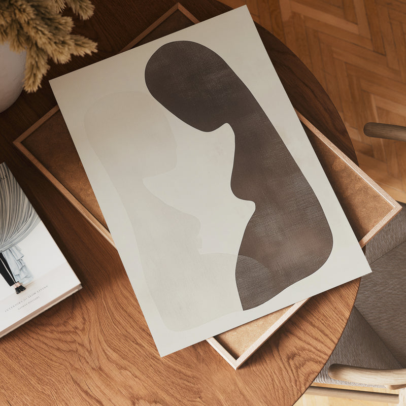 Abstract Lovers Poster