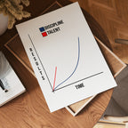 Discipline Over Talent Poster – poster på vägg inredning