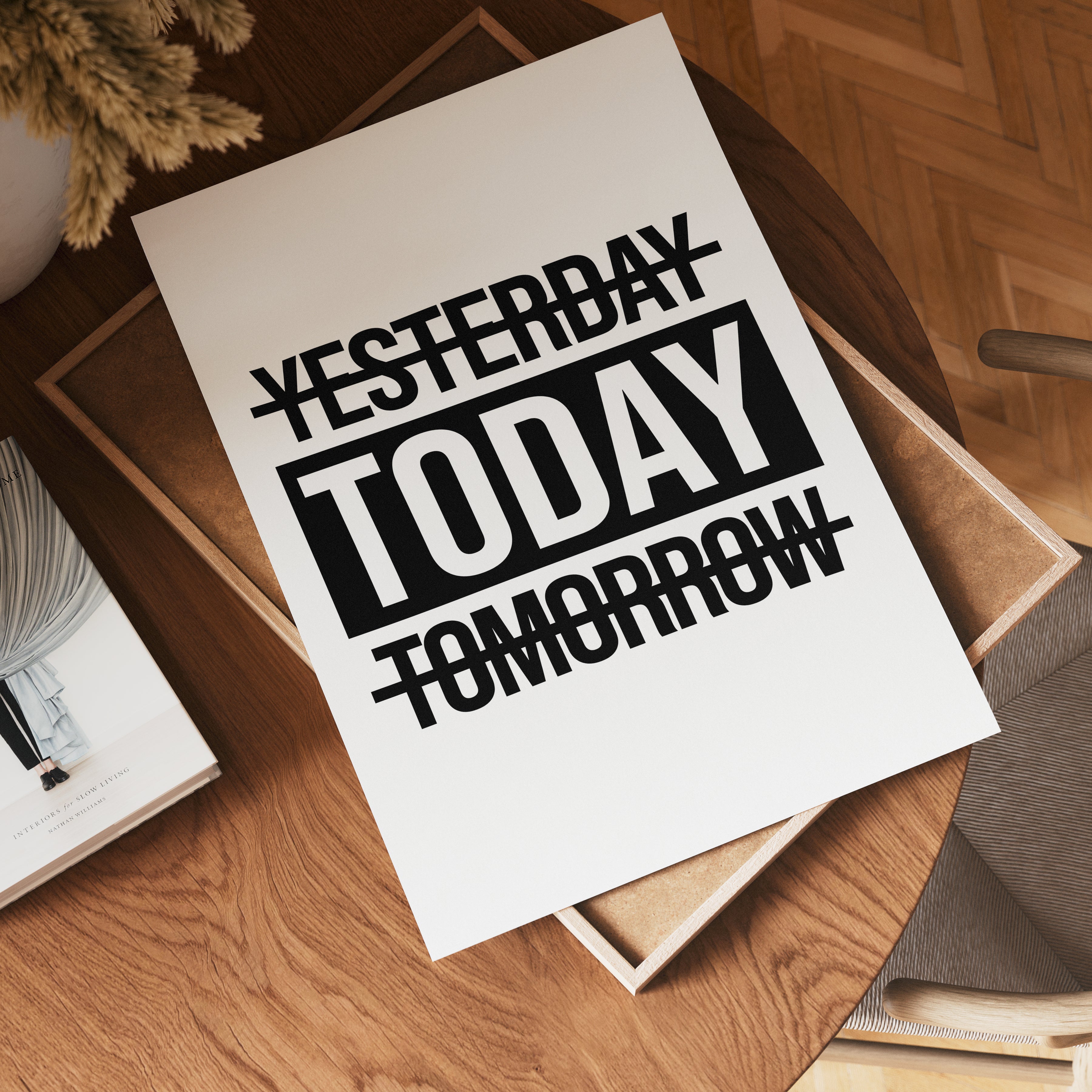 Today Over Yesterday Poster – poster på vägg inredning