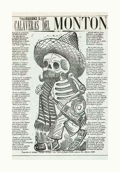 Calaveras Del Monton Poster