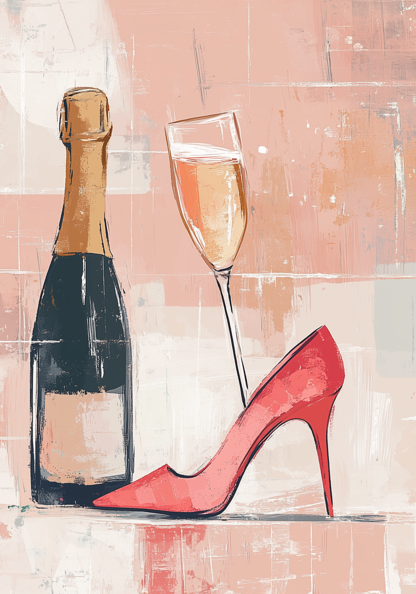 Champagne & Couture Poster