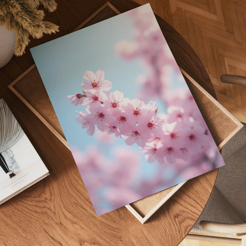 Cherry blossom pastel poster