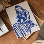 Blue Stripes Poster