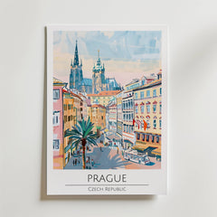 Prague Old Town View Poster