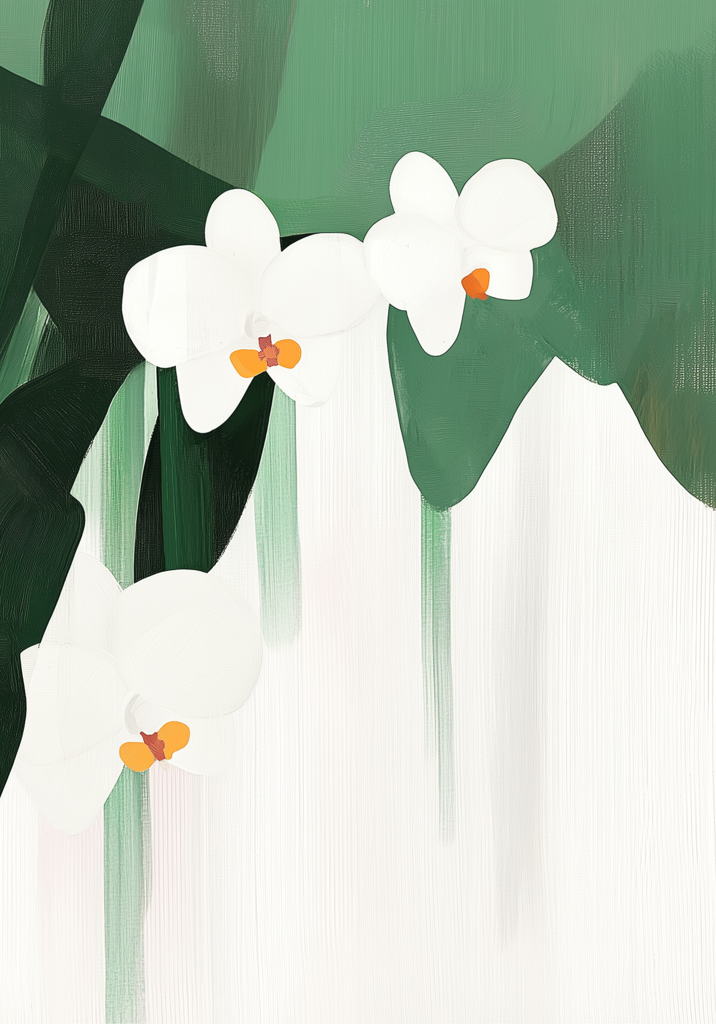 Green Abstract Poster