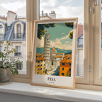 The Leaning Charm Of Pisa Poster