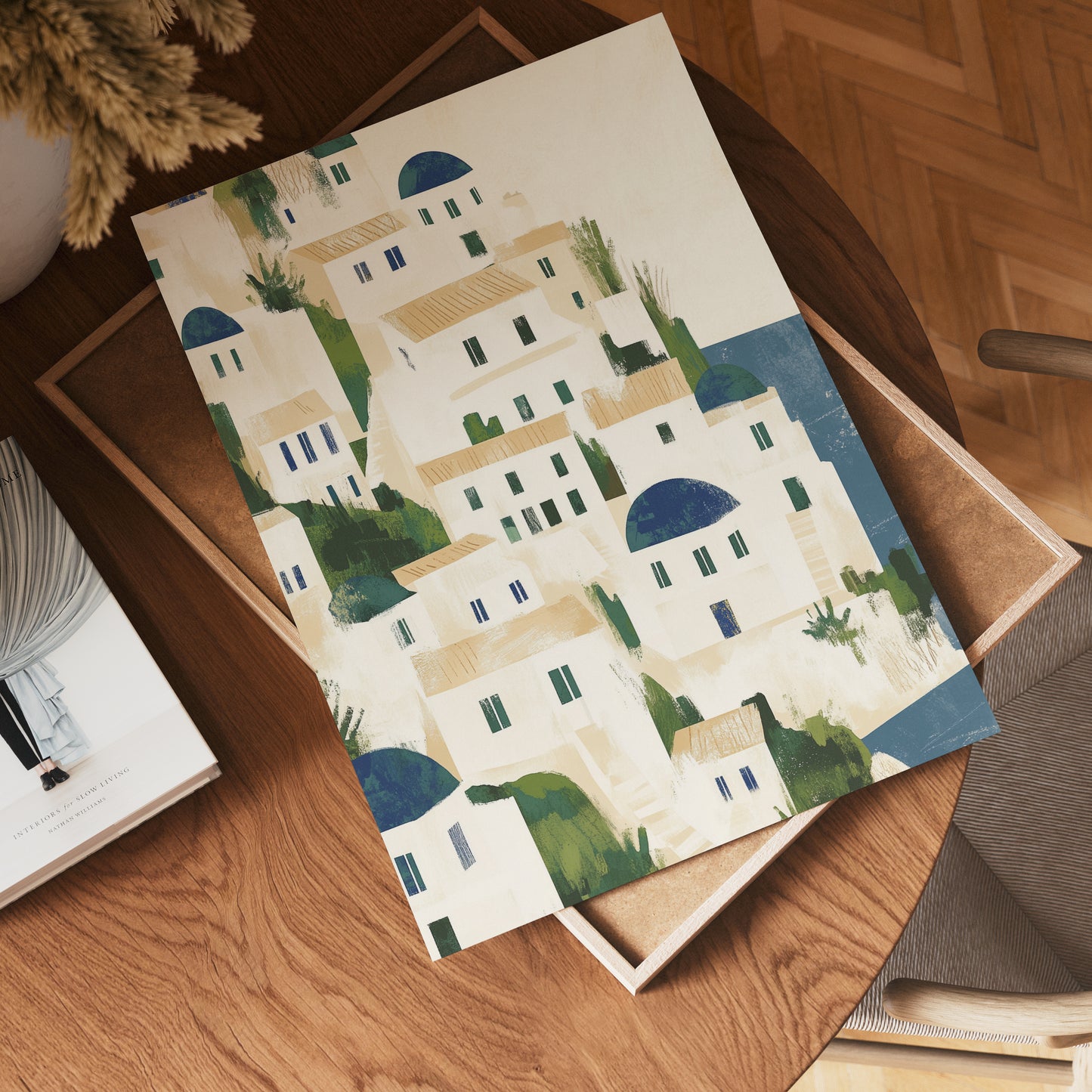 Echoes of Santorini Poster