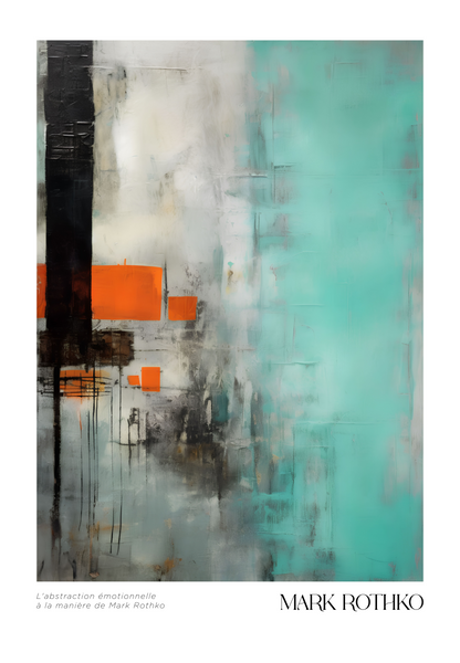 Dissipating forms Mark Rothko Poster