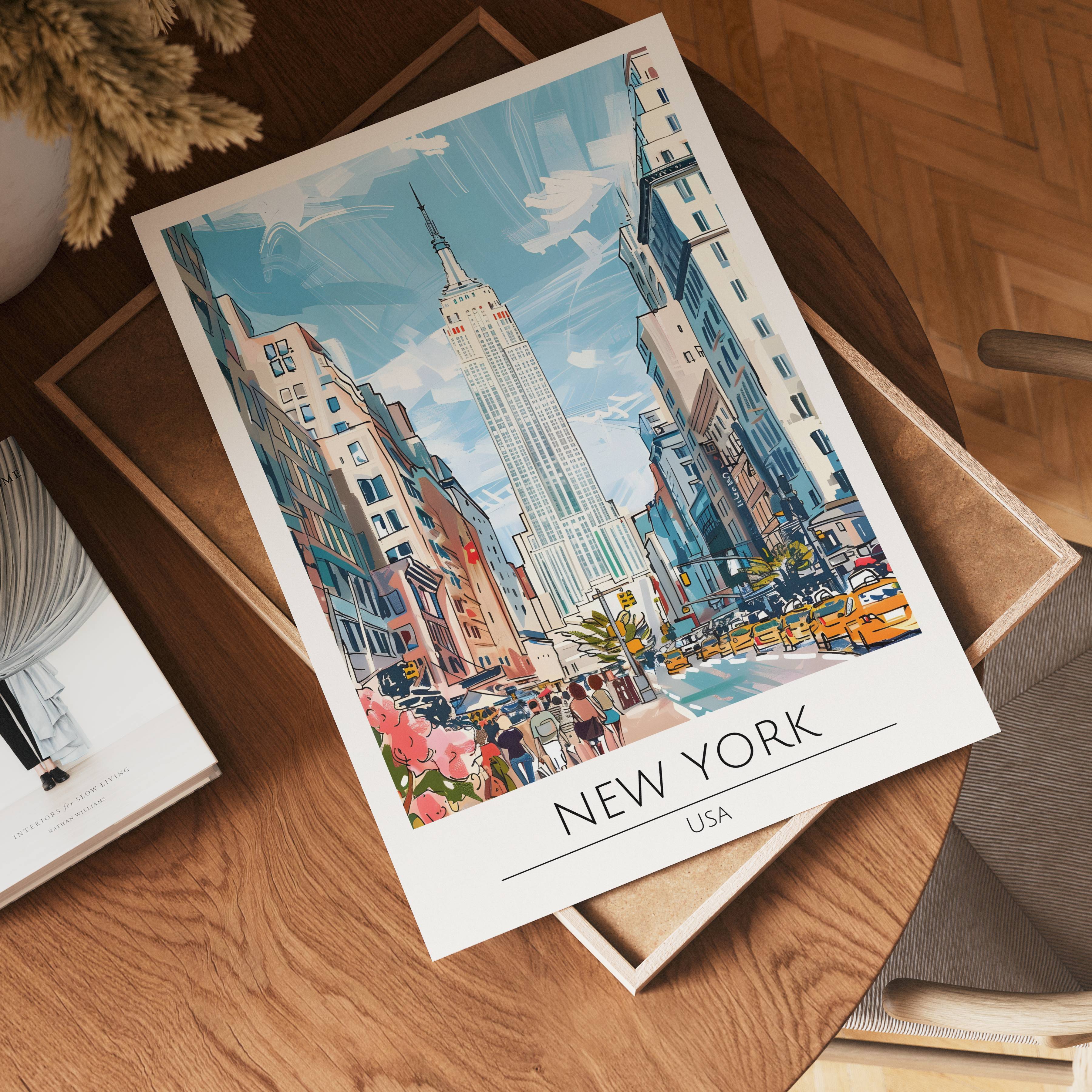 Empire State View Poster