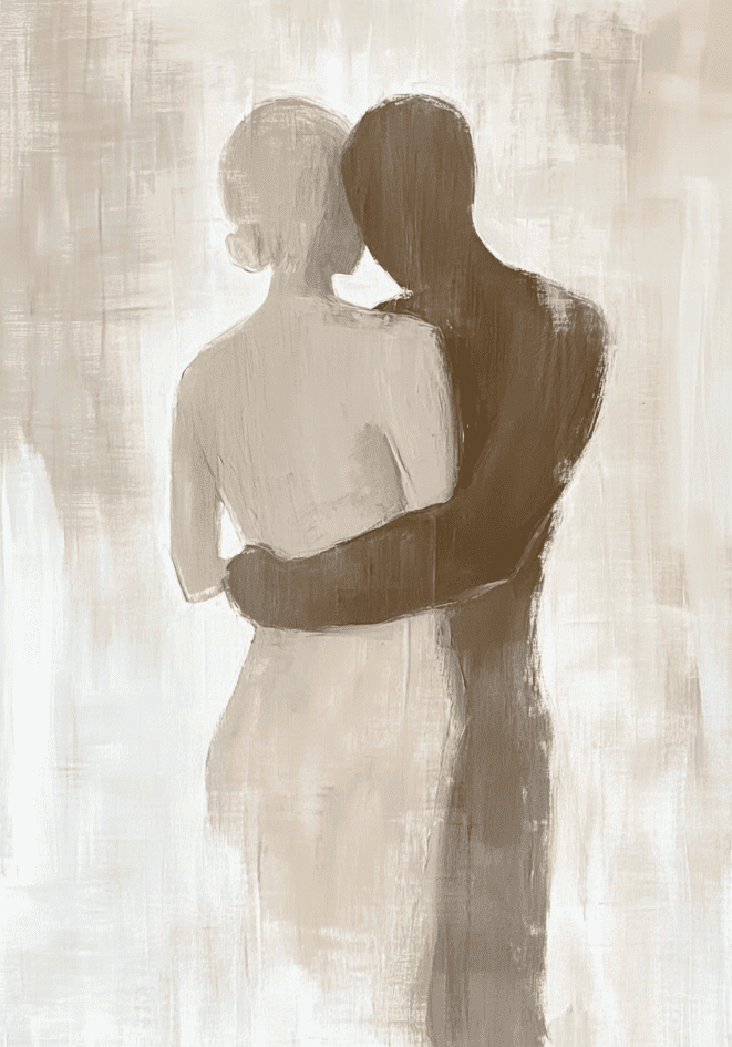 Abstract Love Poster