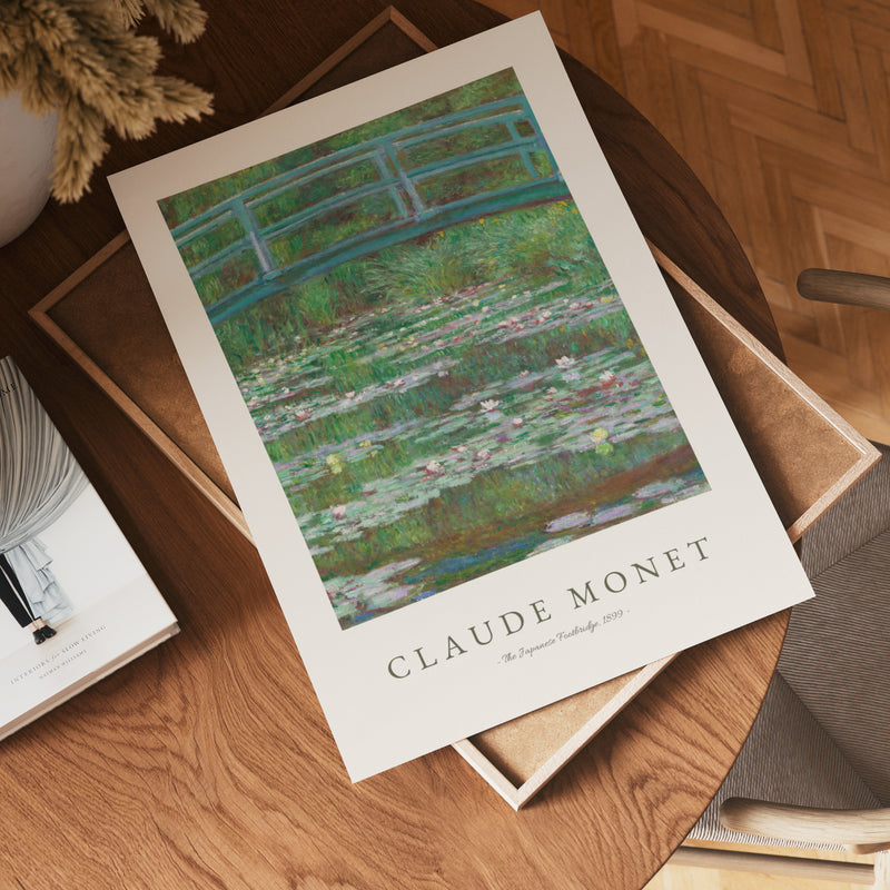 Claude Monet Footbridge Poster