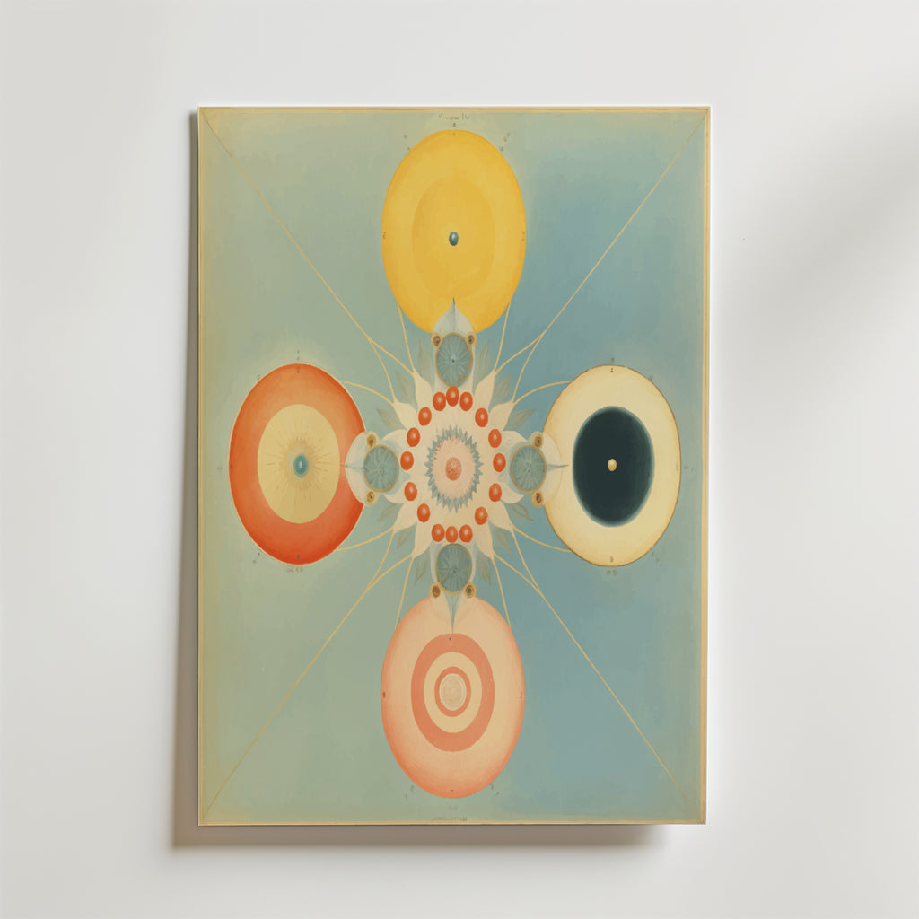 Hilma af Klint The Four Worlds Poster