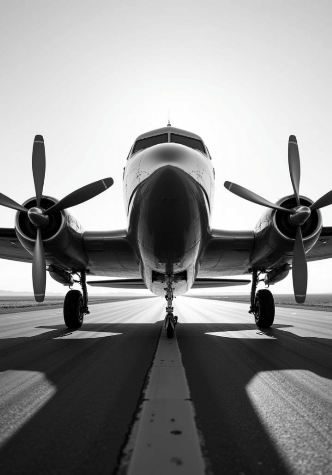 Vintage Airplane Poster