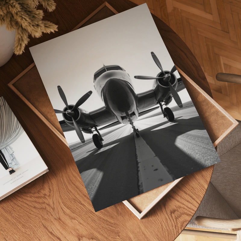 Vintage Airplane Poster