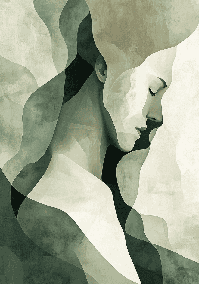 Abstract Reflection Poster