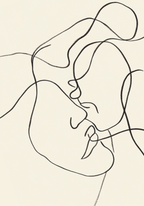 One Line Kiss Poster