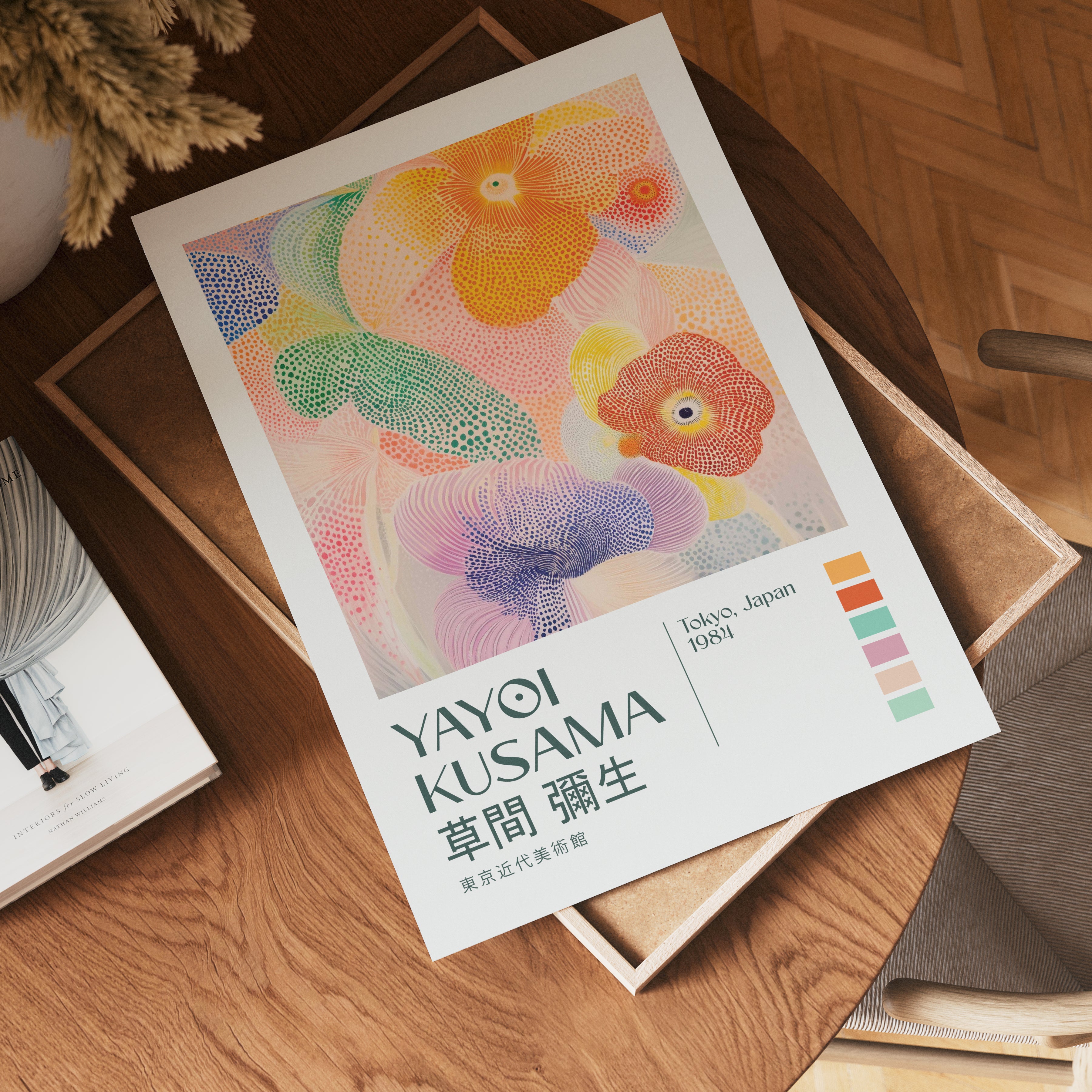 Yayoi Kusama Soft Blooming Infinity Poster