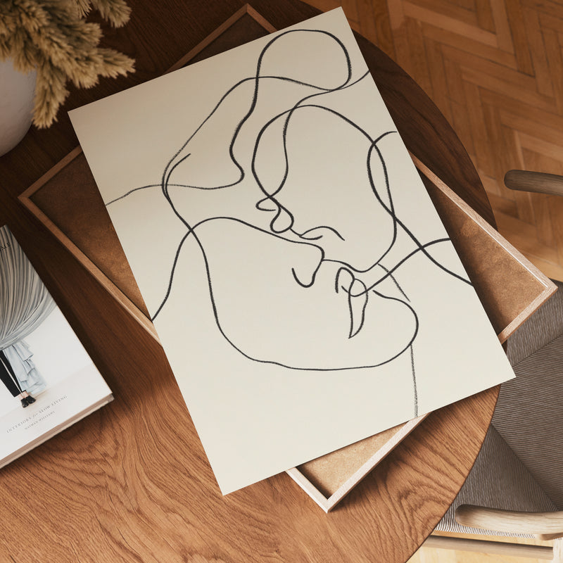 One Line Kiss Poster