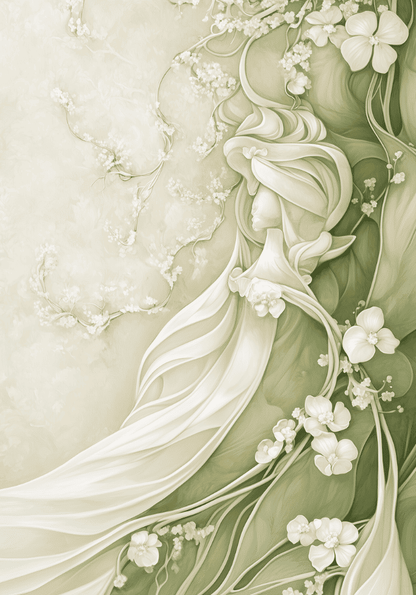 Abstract Blossom Grace Poster