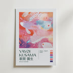 Yayoi Kusama Floating Koi Harmony Poster
