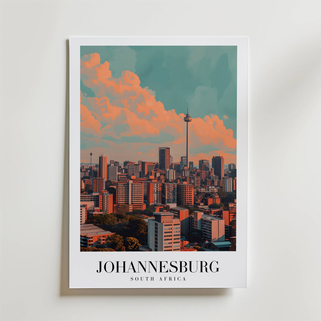 Johannesburg In The Sun Poster