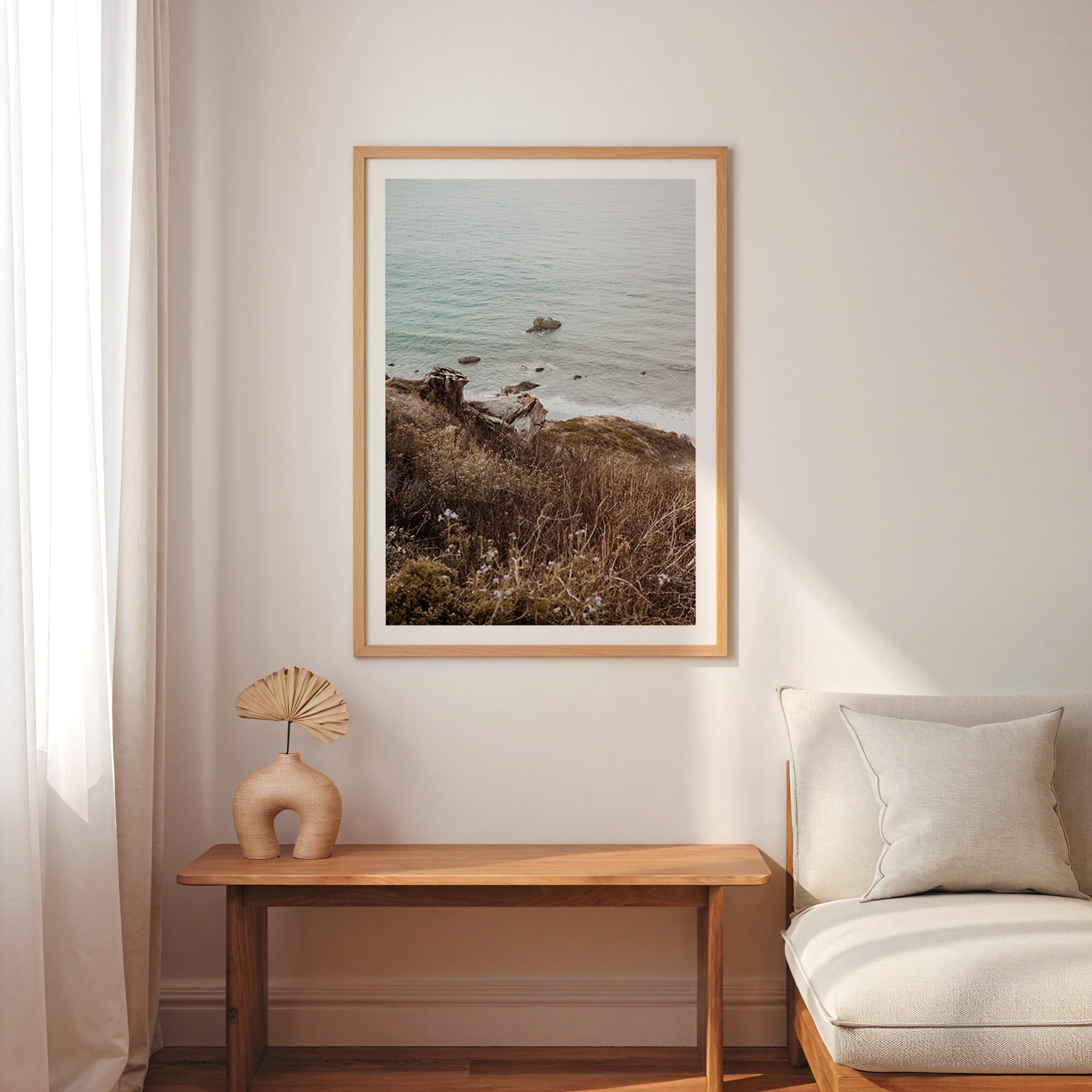 Wild Coastline Vista Poster