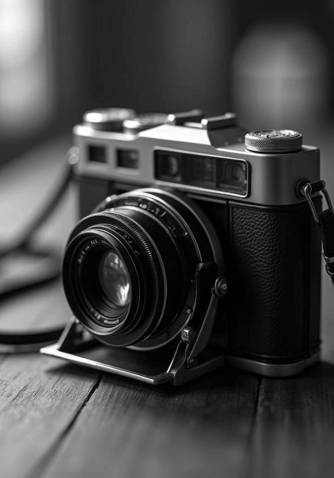 Old School Camera Poster