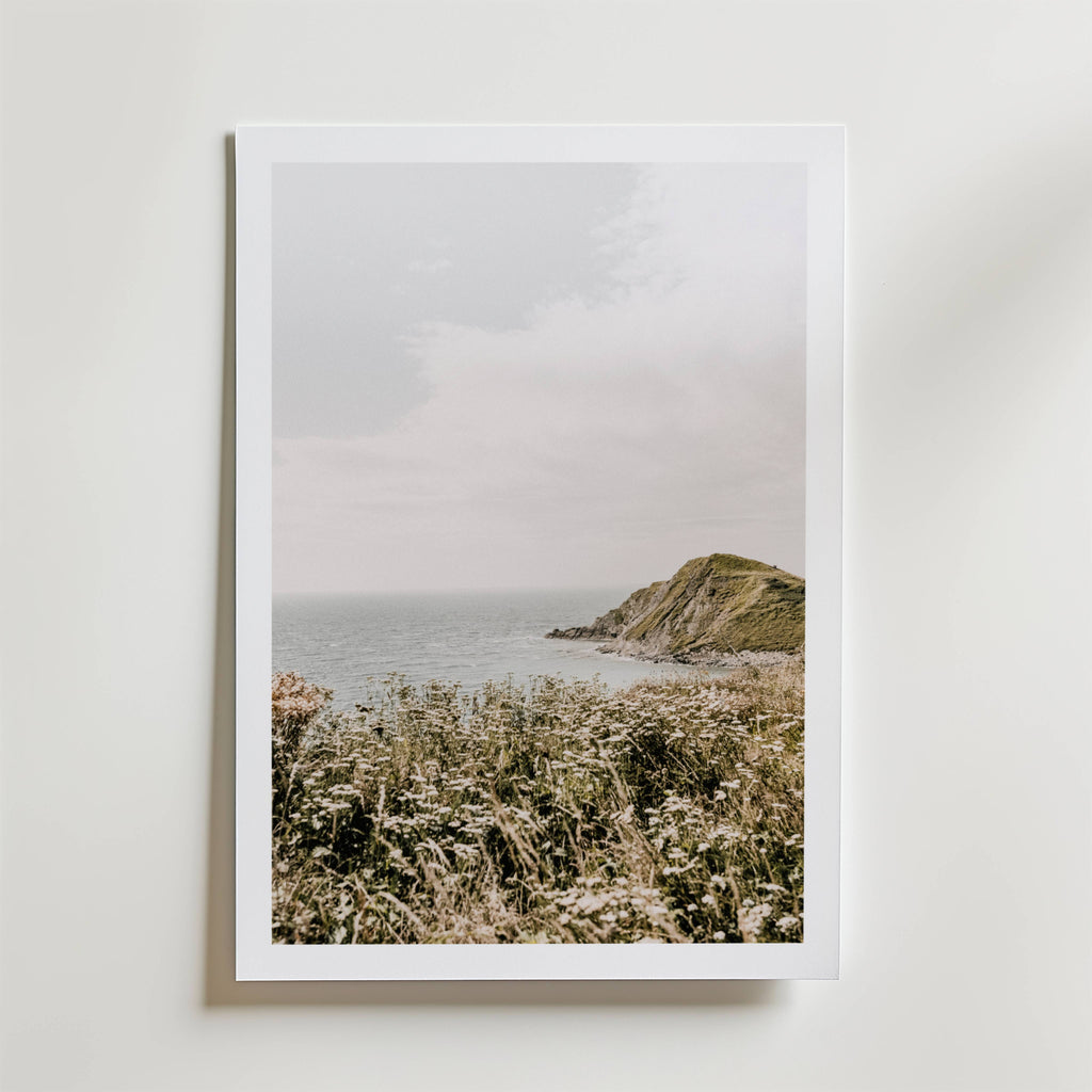 Coastal Wildflower Breeze Poster