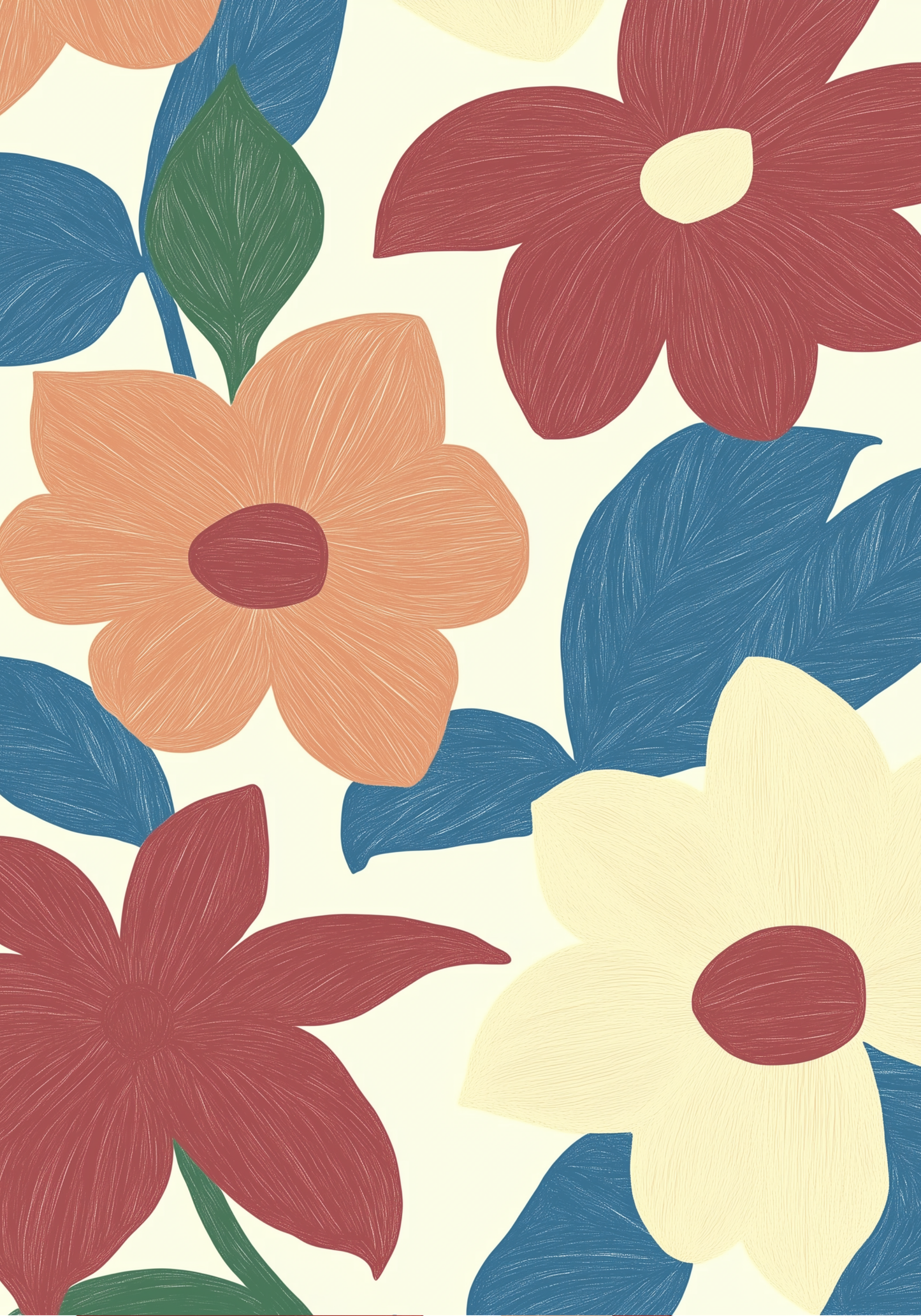 Multicolor Leaves Poster