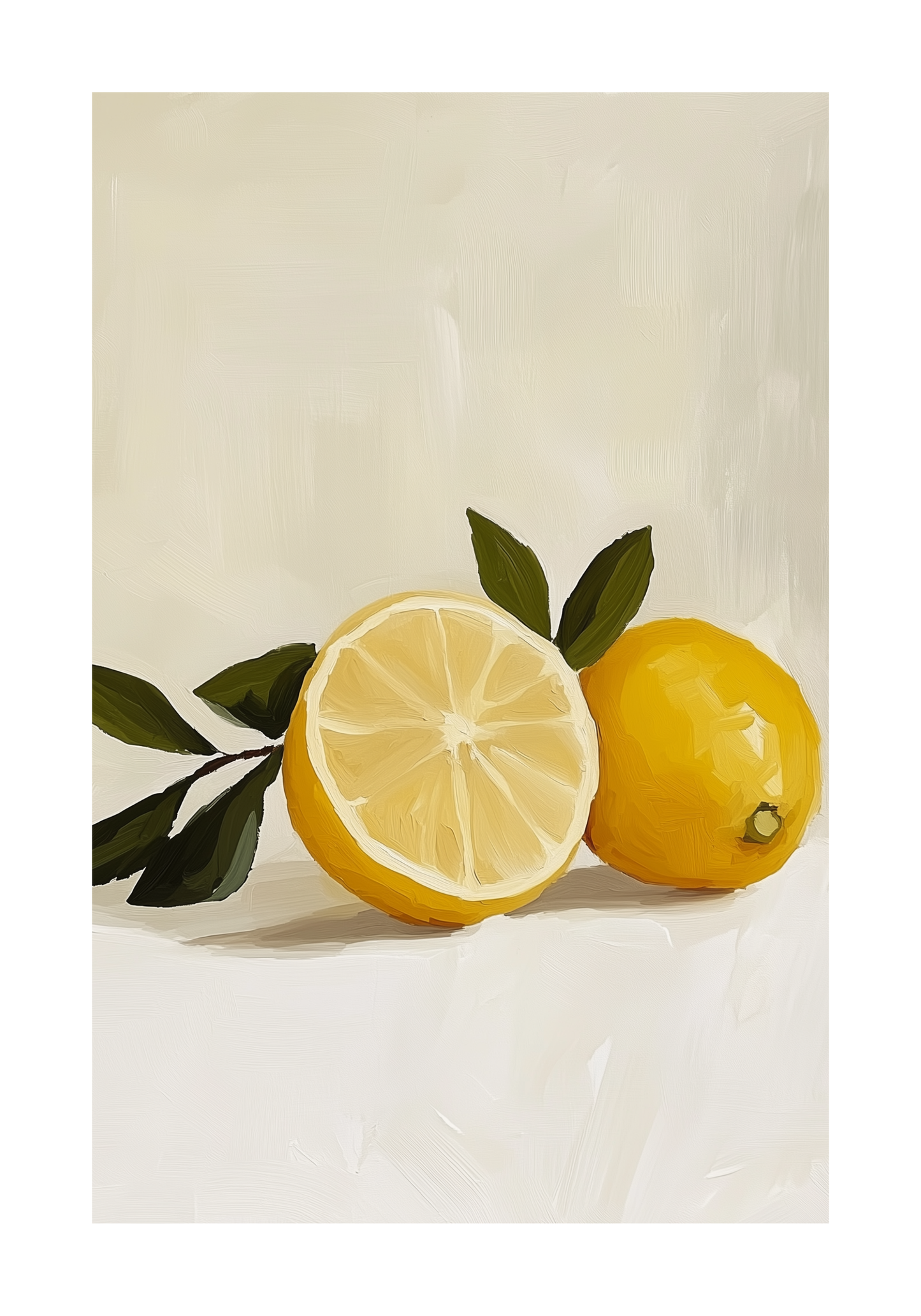 Minimal Lemon Poster