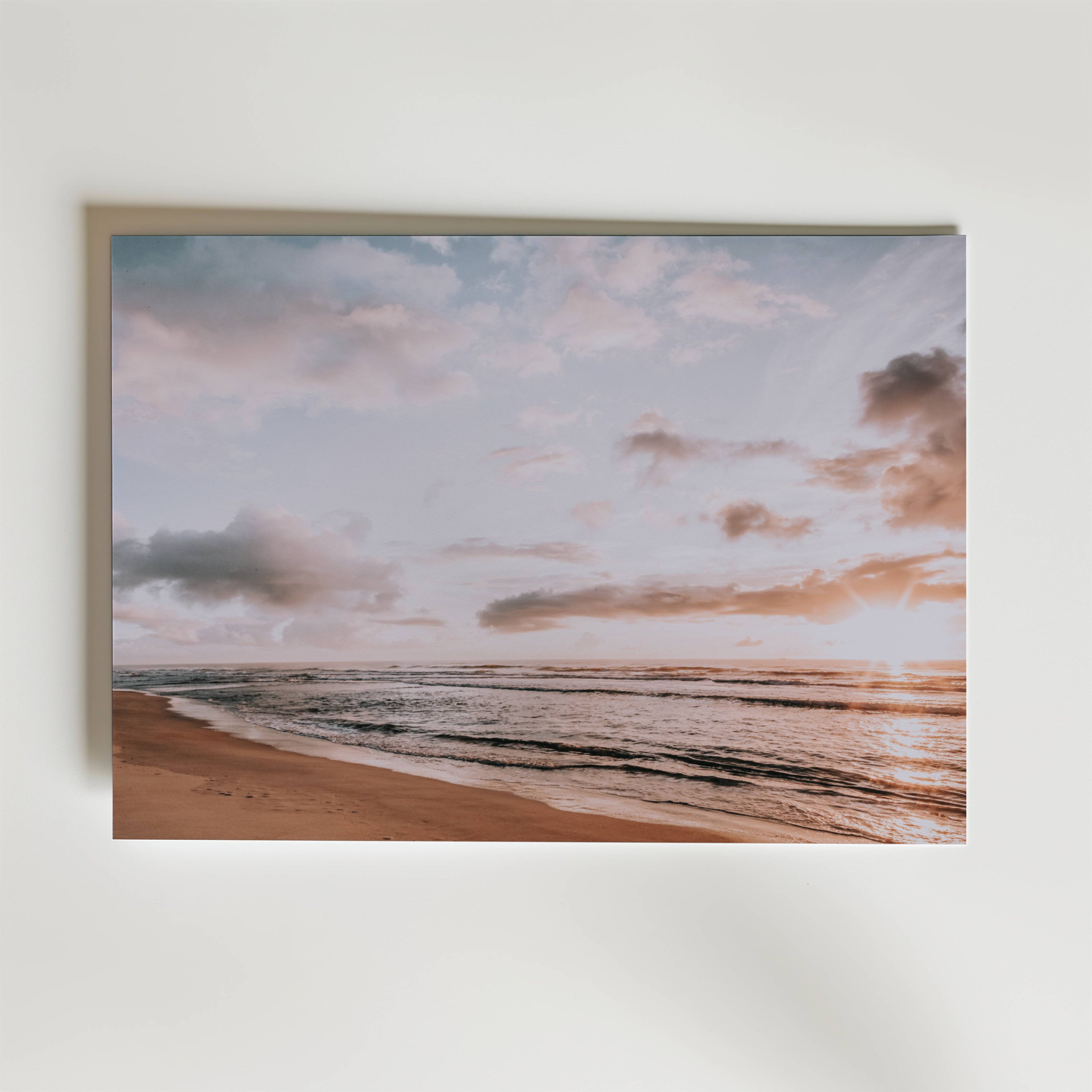 Soft Horizon Sunset Poster
