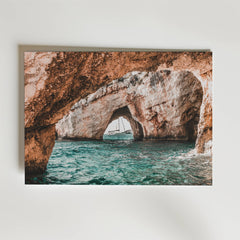 Coastal Cave Passage Poster