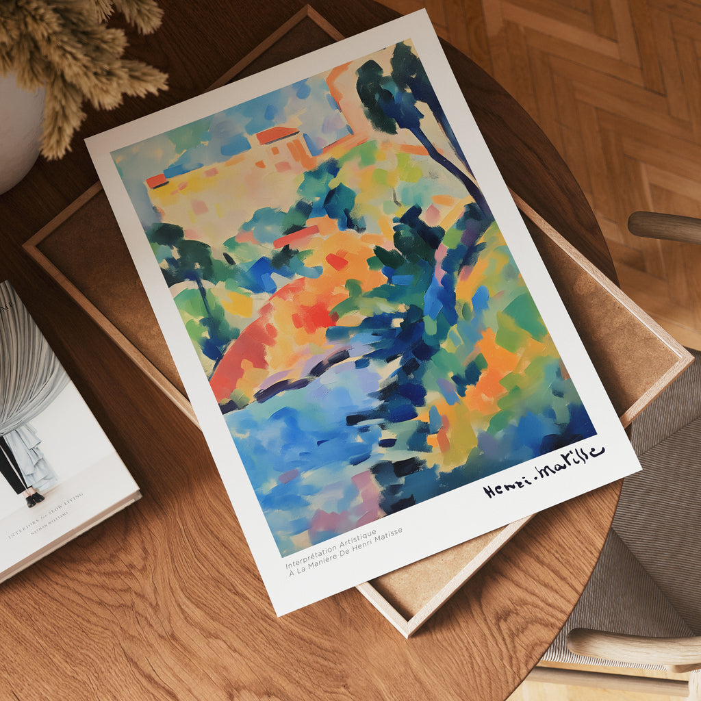 Summer at the Hillside Matisse Poster