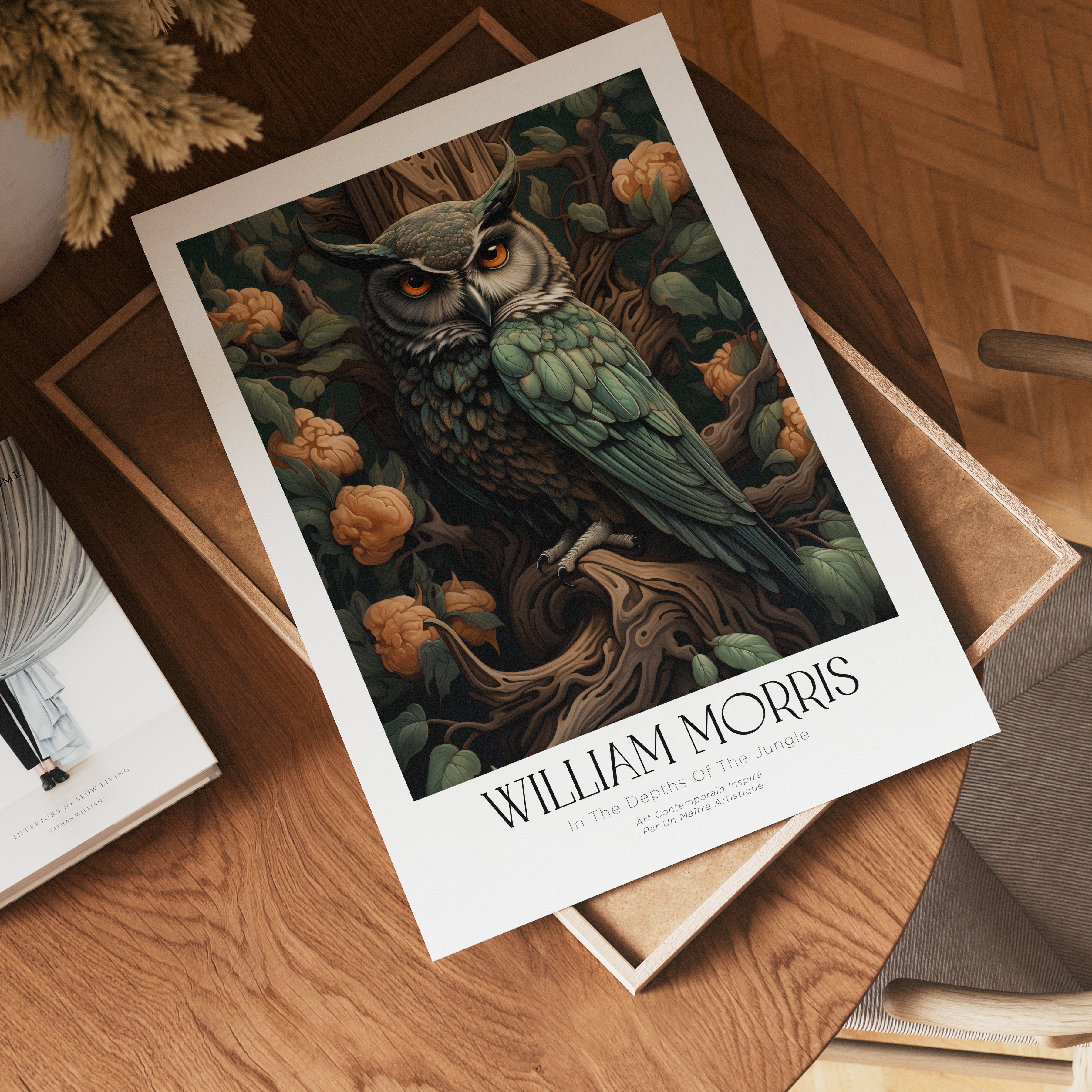 William Morris Forest Owl Poster