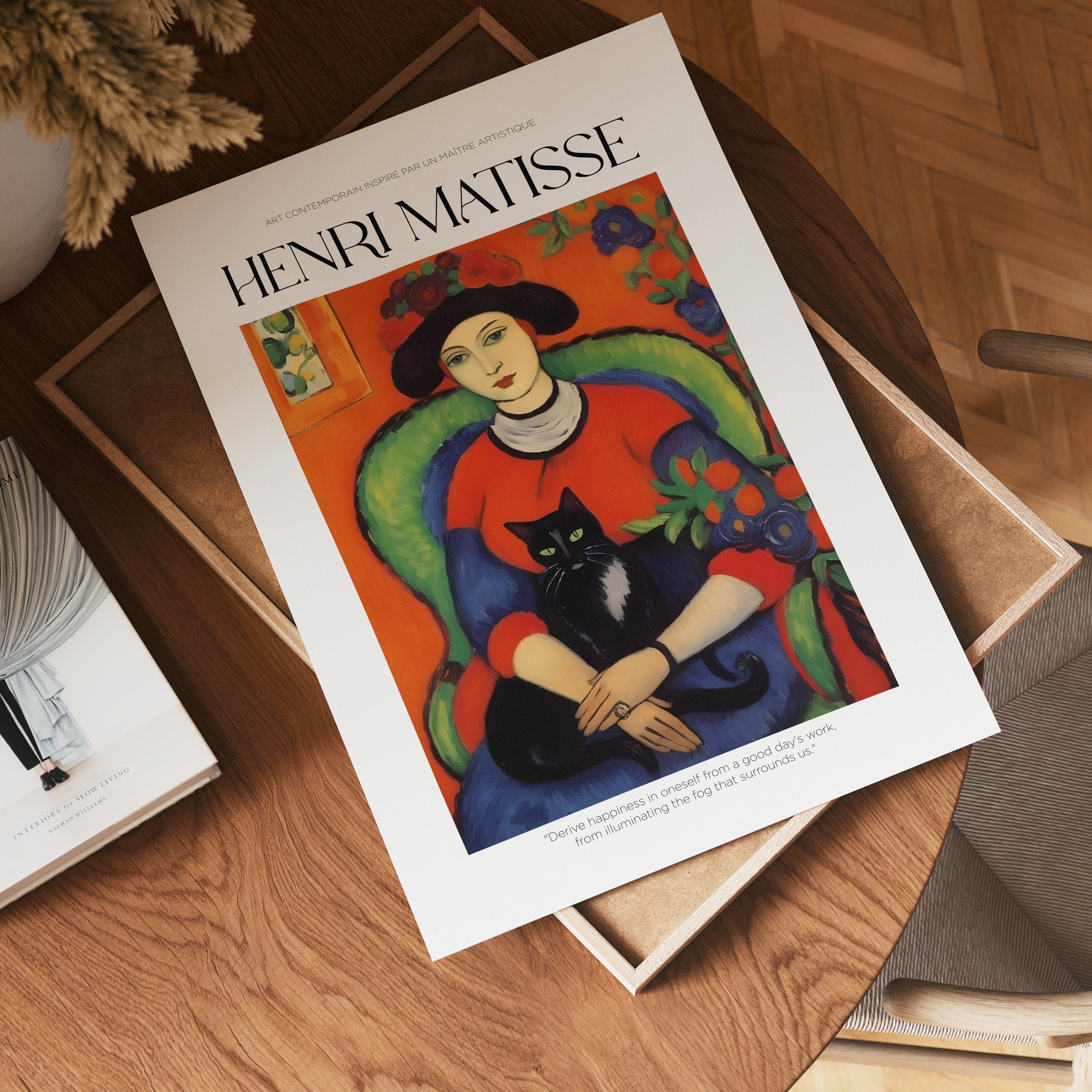 La Femme au Chat Matisse Poster