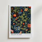 William Morris Midnight Orchard Poster