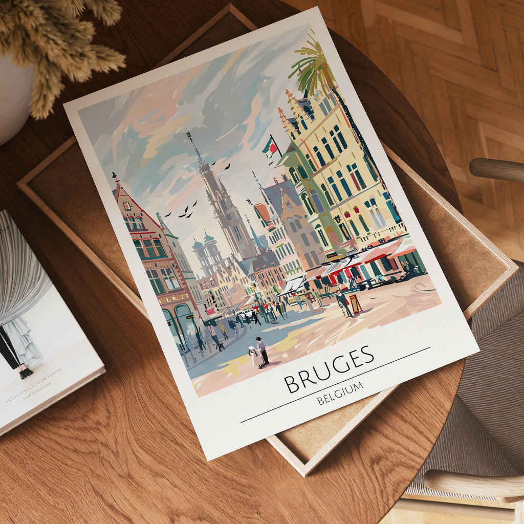 Bruges Old Town Poster