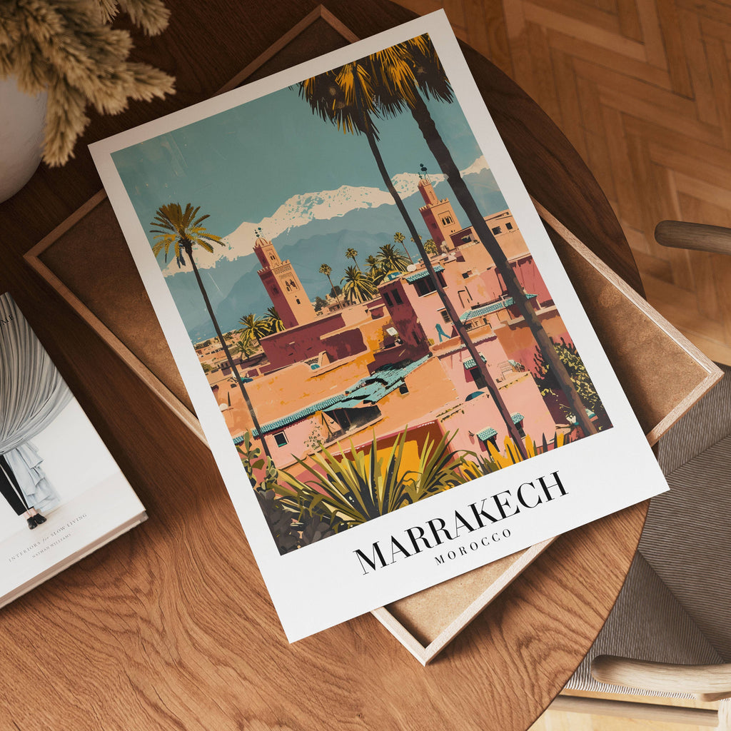 Marrakech Beneath The Atlas Poster