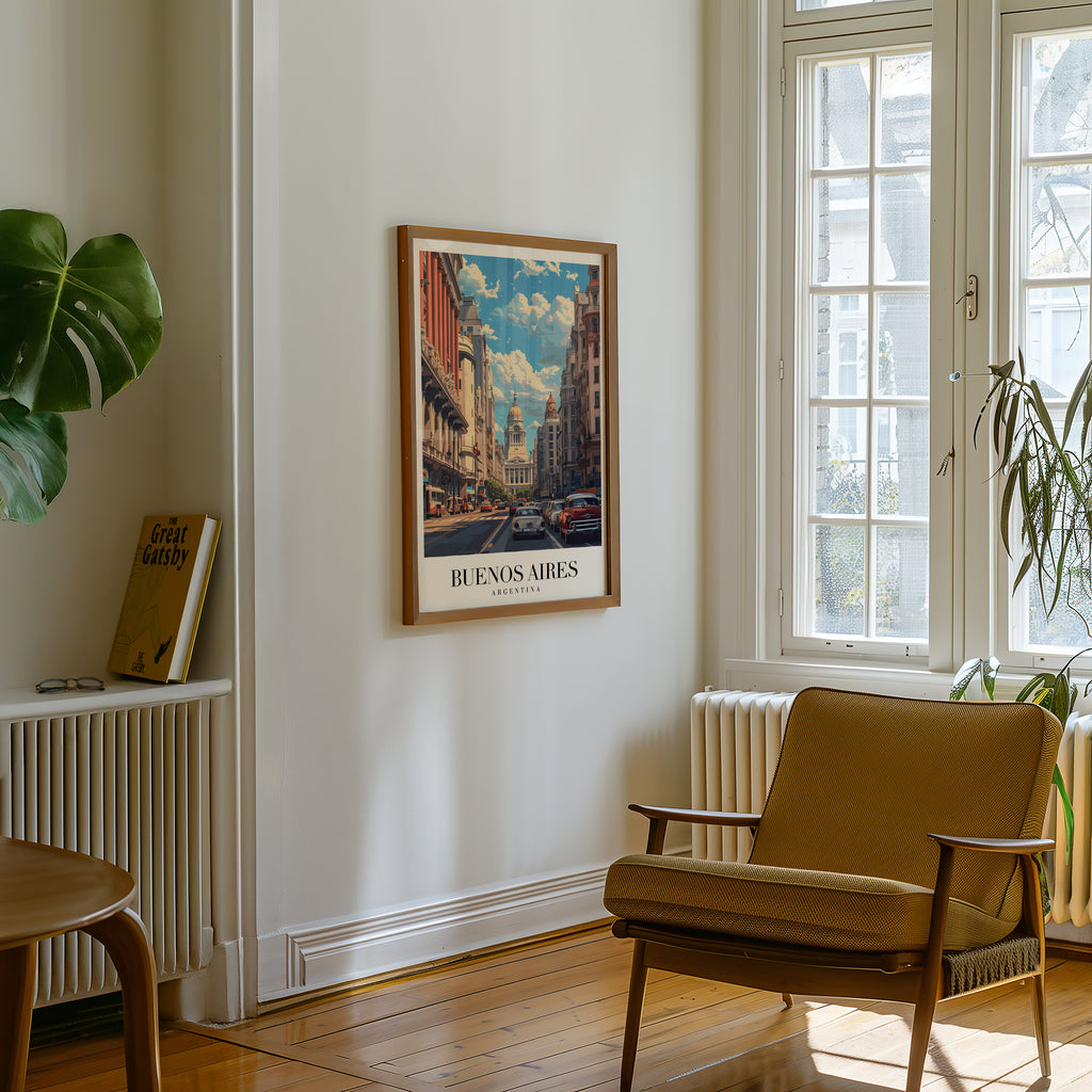 Where Time Walks In Buenos Aires Poster