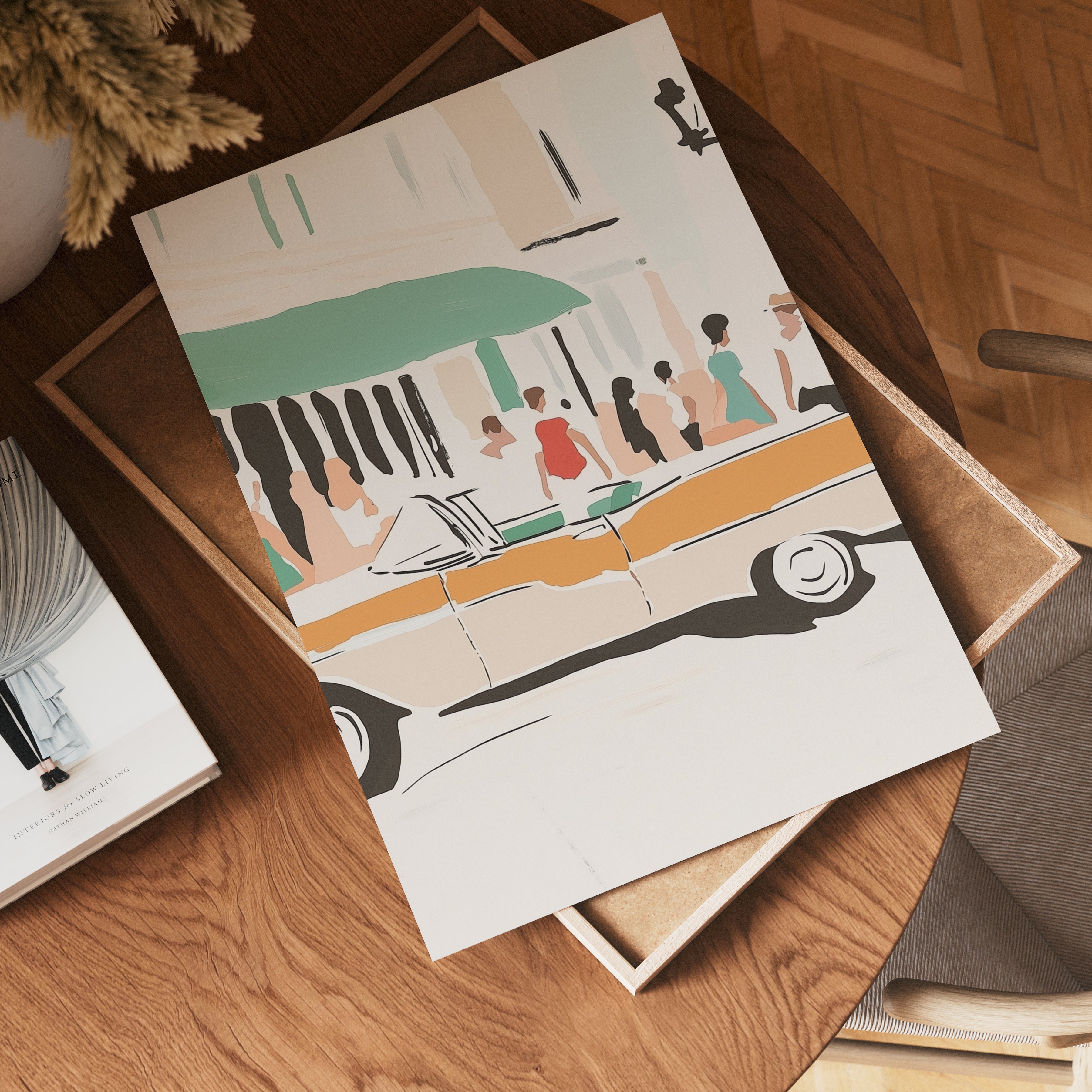 Golden Hour Drive Poster